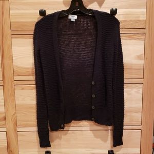 Old Navy Black Knit Cardigan Sweater Size XS